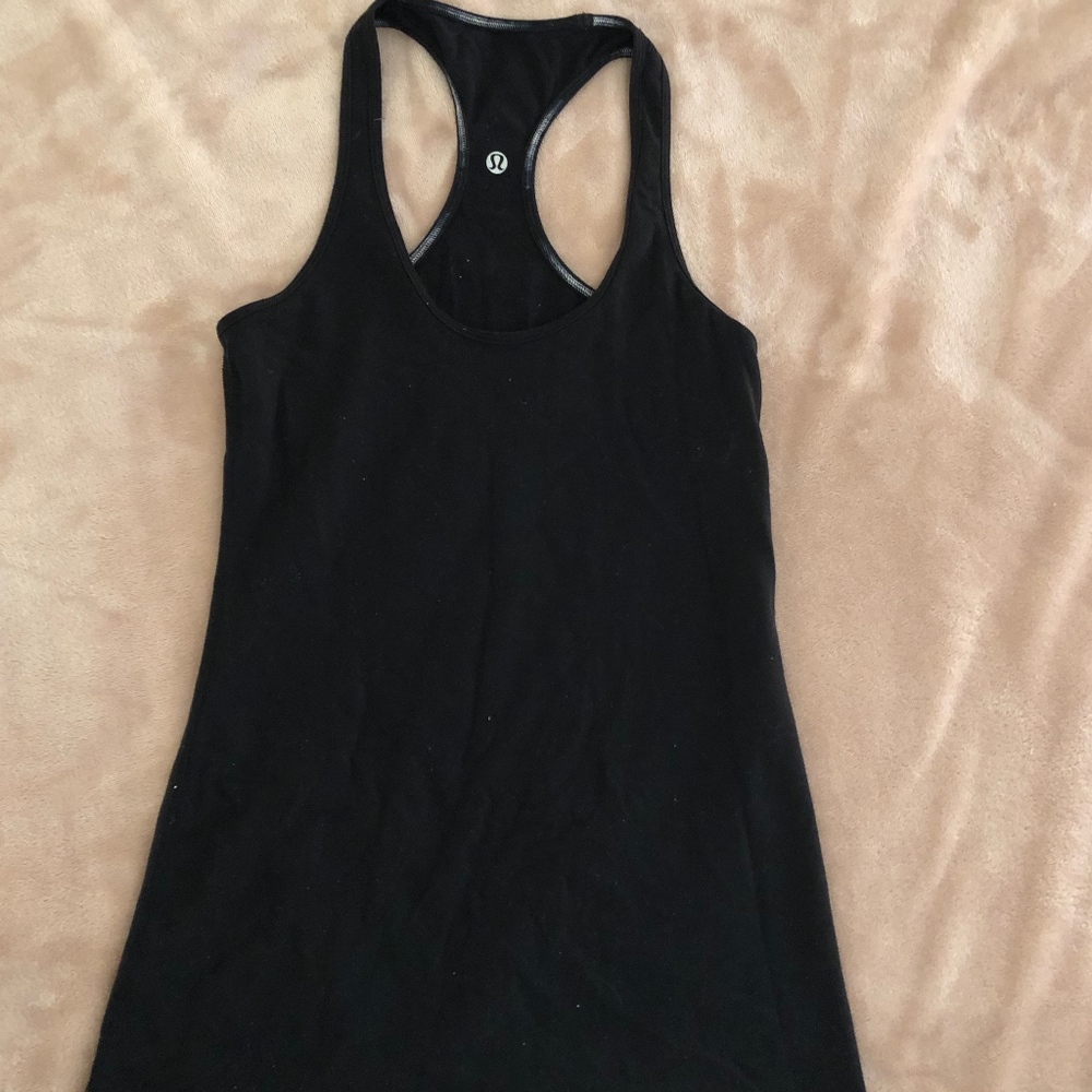 Black Lulu Lemon Tank